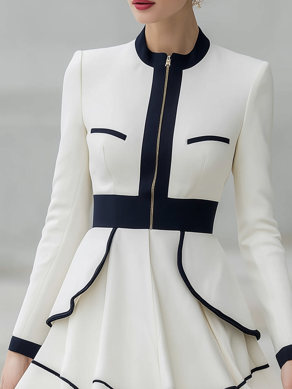 Ruffled Temperament Commuter Dress