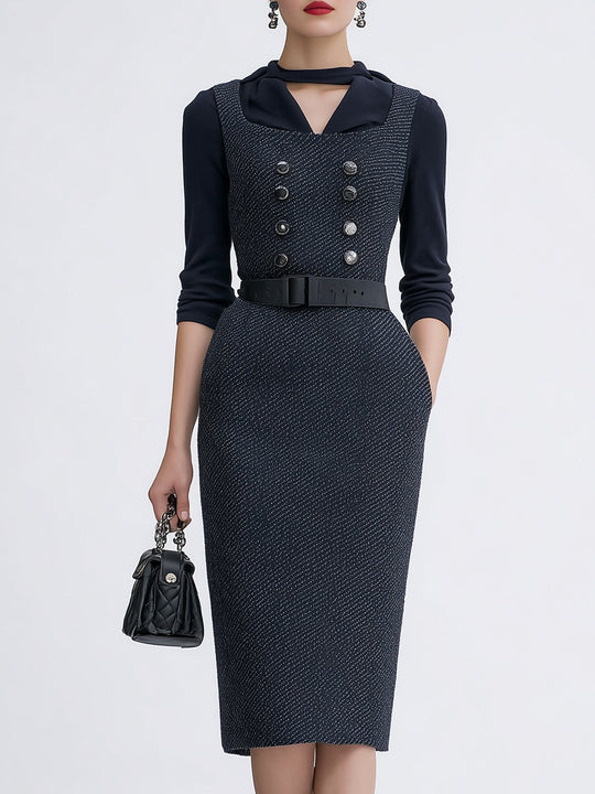 Black Hollow Shirt + Suspender Skirt Set-up