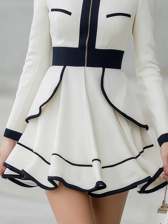 Ruffled Temperament Commuter Dress