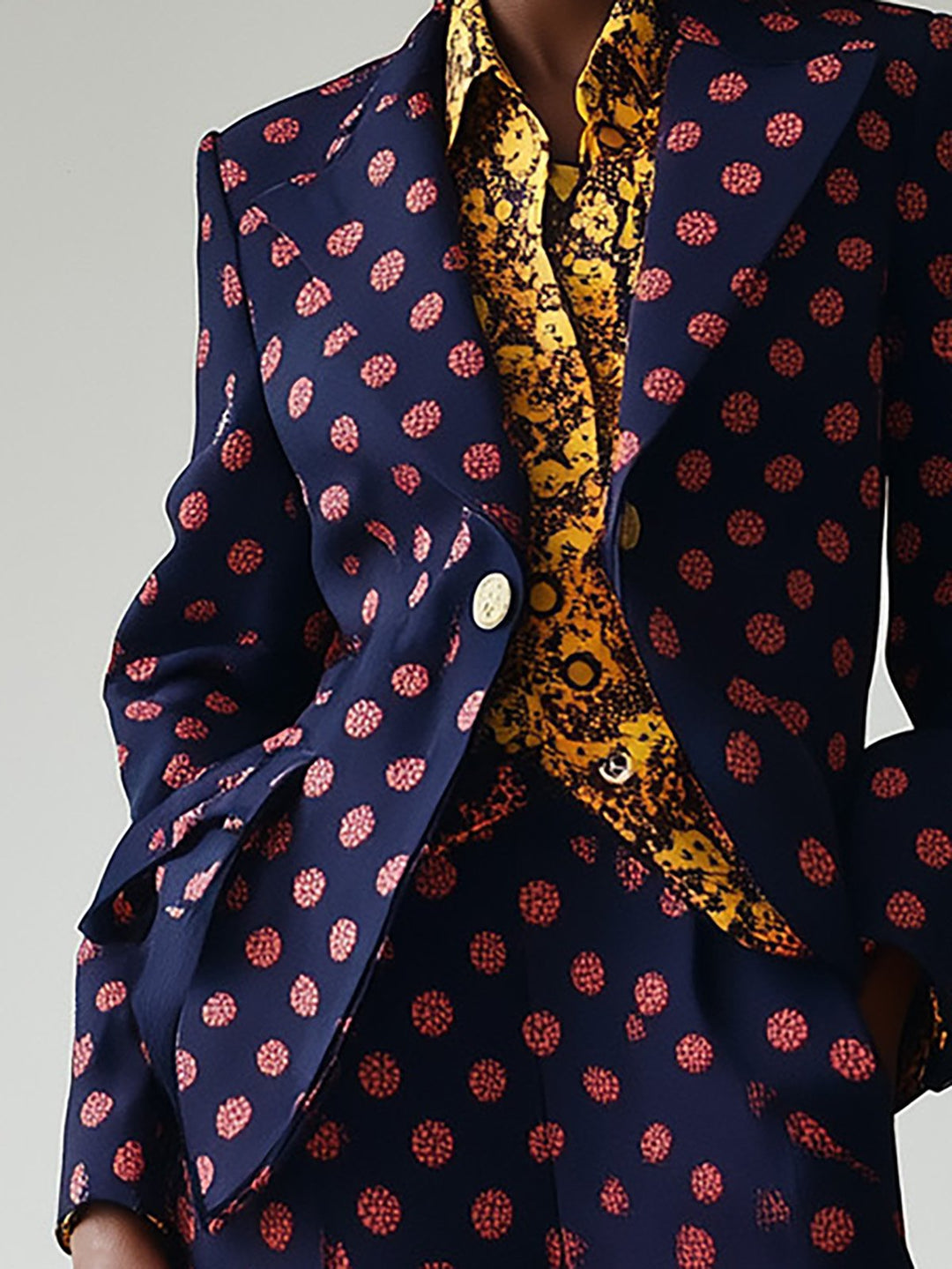 Fashionable Dotted Suit Collection - Blazer