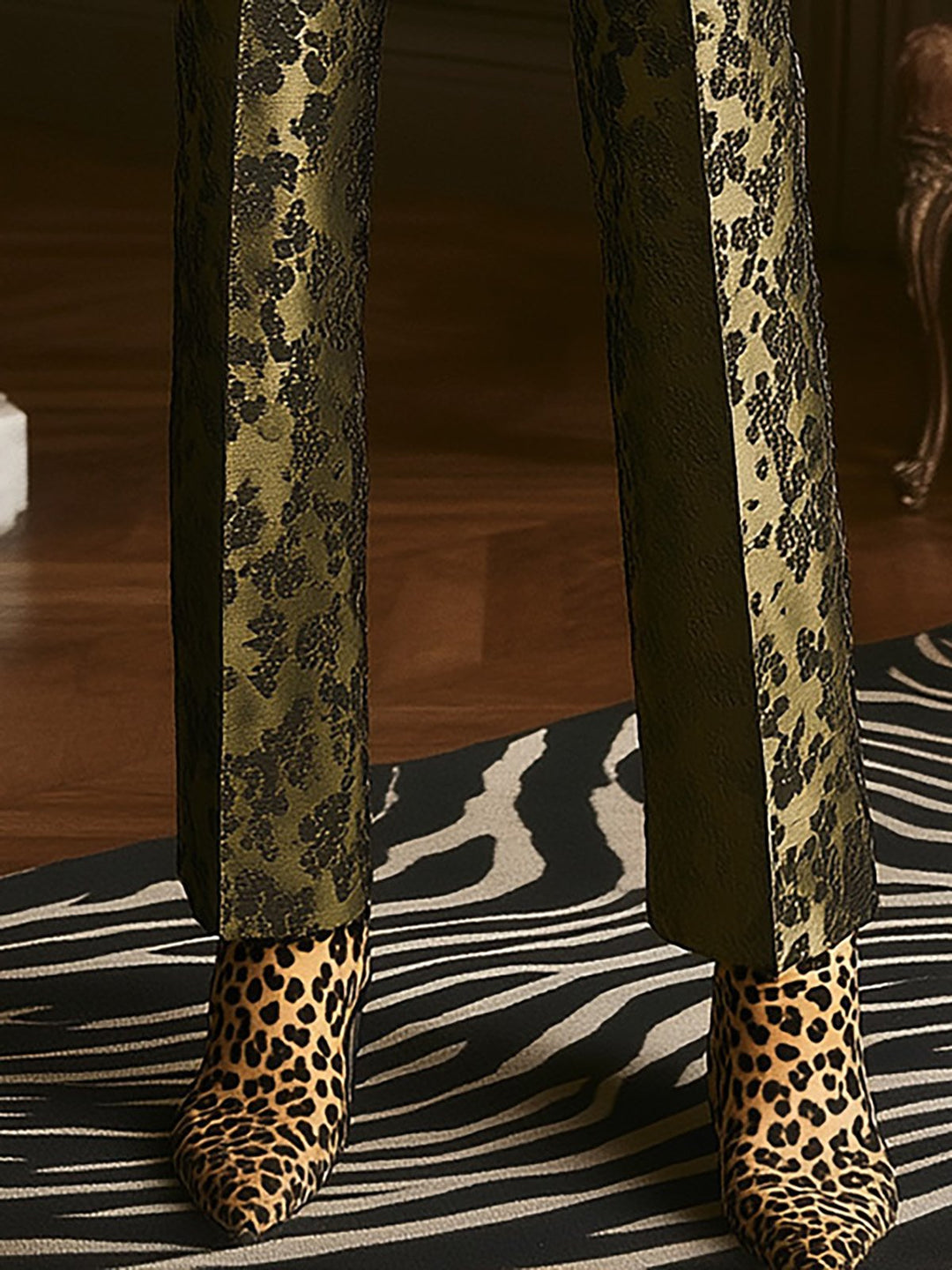 Golden Forest Elegance Suit - Pants