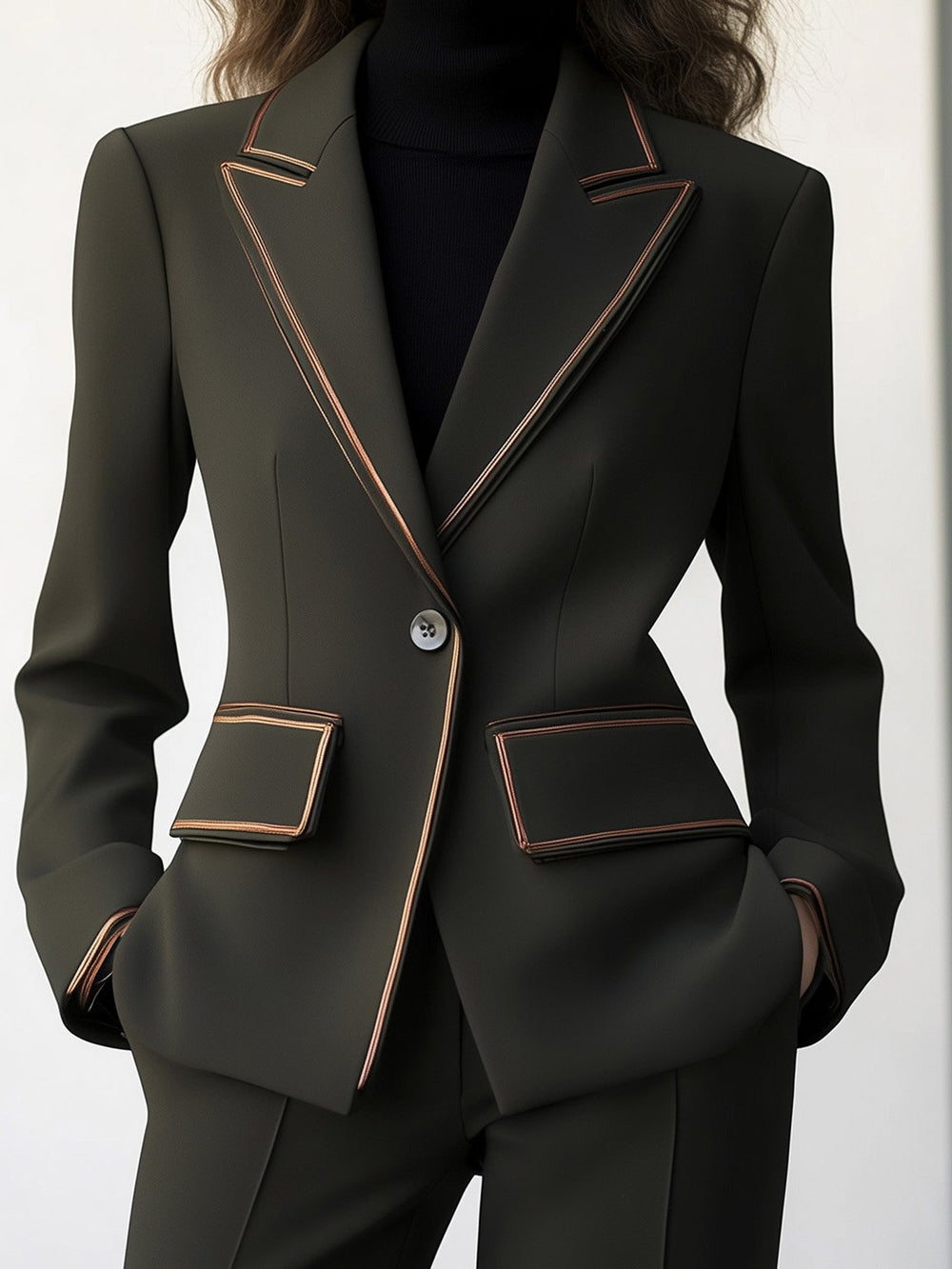 Urban Fashion Thick Blazer