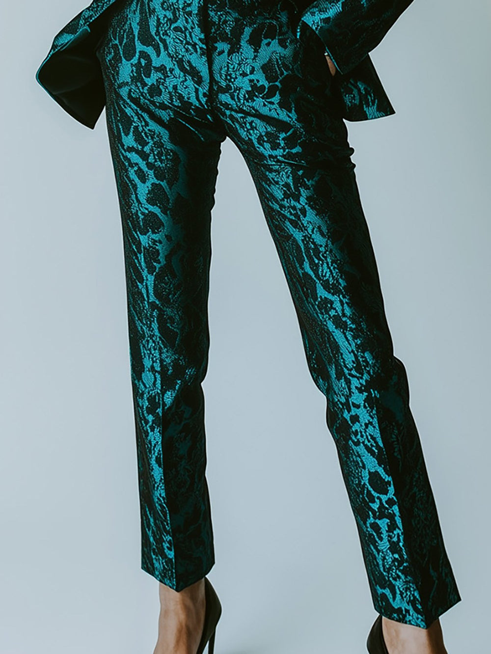 Enchanted Teal Floral Suit - Pants