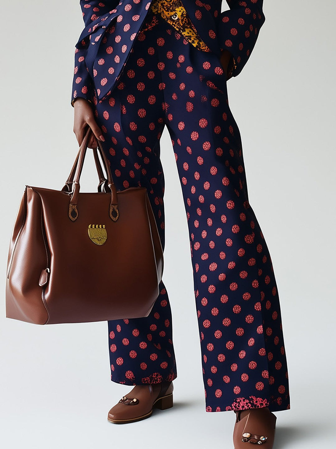 Fashionable Dotted Suit Collection