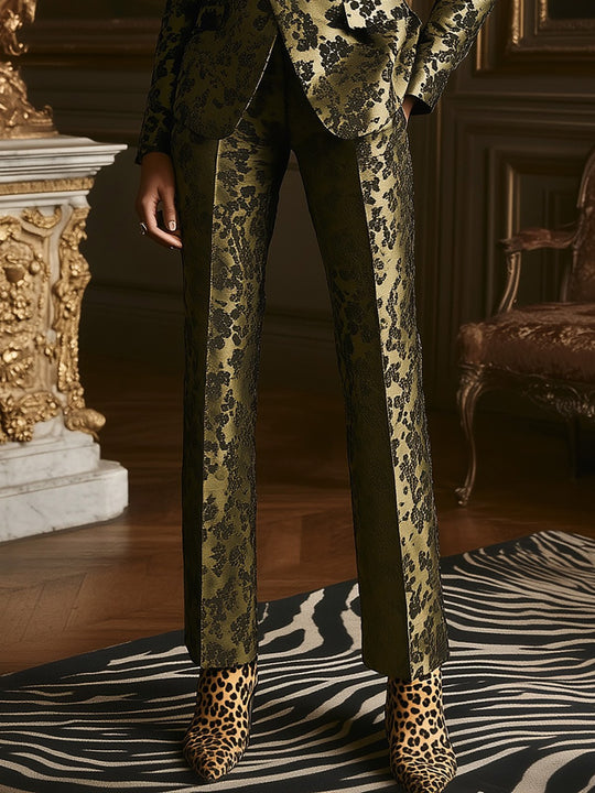 Golden Forest Elegance Suit - Pants