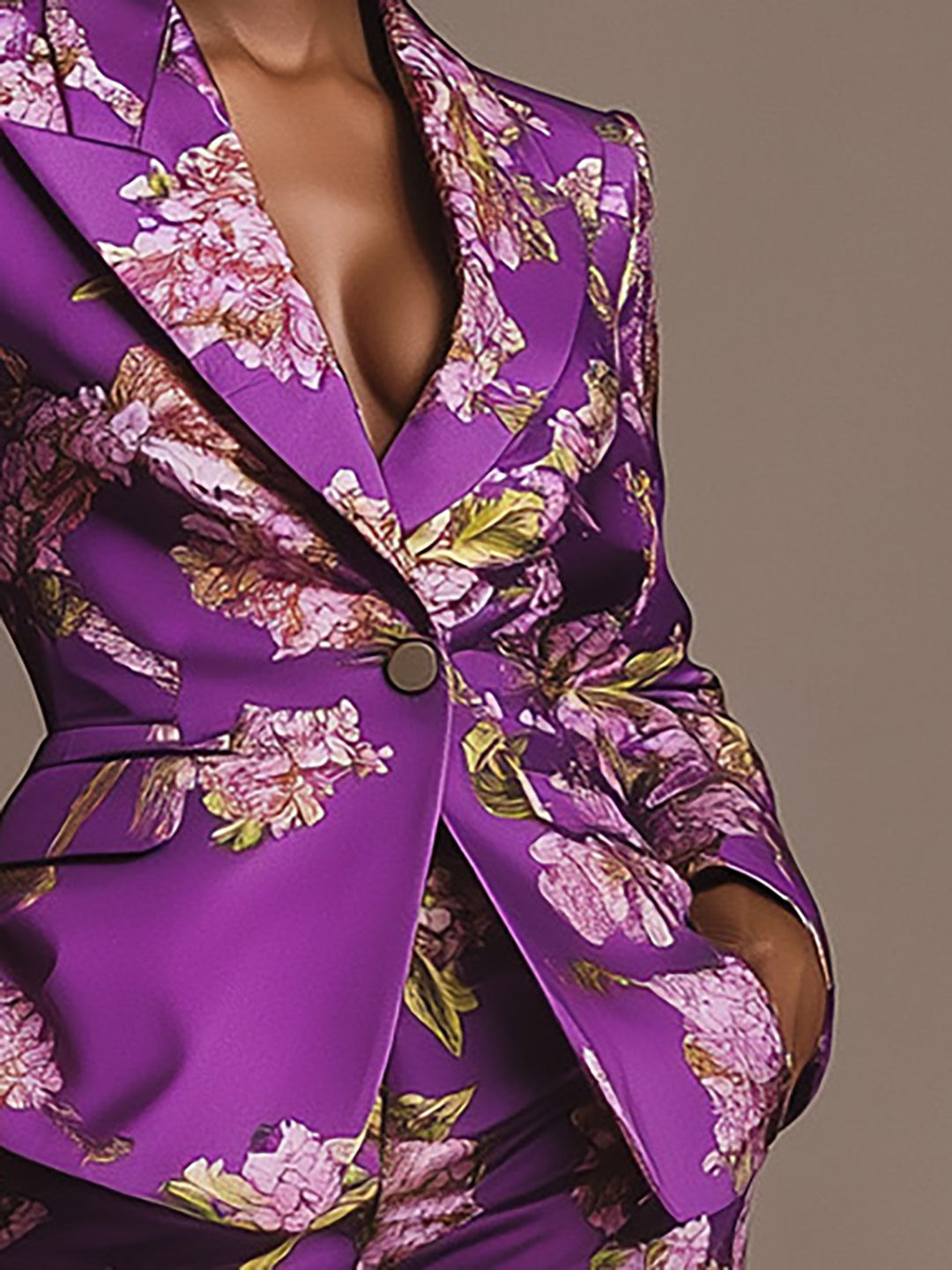 Majestic Lilac Bloom Suit - Blazer