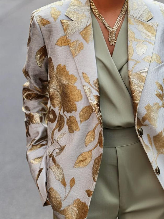 New Autumn Satin Blazer